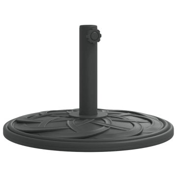Vidaxl Podstavek za senčnik za Ø38/48 mm palice 12 kg okrogel