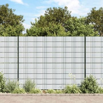 Vidaxl vidaXL Prevleke za ograje, 10 kosov, 252,5 x 19 cm, svetlo siva, PVC