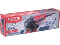 Extol Premium Kotni brusilnik, vrtljivo ročaj, 230mm, 2400W