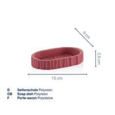 Kela Mila Merida poliresin malina rdeča 15,0x9,0x2,5cm KL-23768