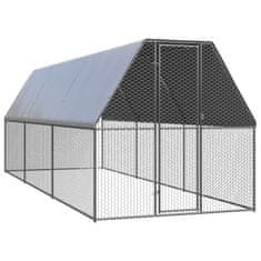 shumee vidaXL Kokošnjak 2x6x2 m pocinkano jeklo