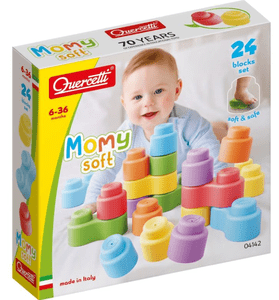  Quercetti Momy Soft kocke, 6-36 mesecev, 24/1