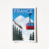 Plakat (50 x 70), Chamonix Francija - 1993