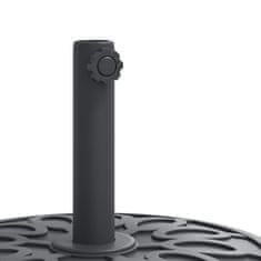 Vidaxl Podstavek za senčnik za Ø38/48 mm palice 12 kg okrogel