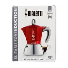 BIALETTI New Moka Induction 6tz Rdeča