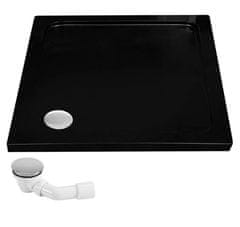 REA Tuš kabina Concept Black 90x90