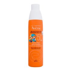 Avéne Sun Kids Spray SPF50+ krema v spreju za zaščito pred soncem za telo in obraz 200 ml