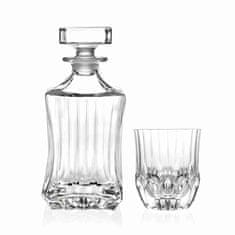 Set za whiskey Adagio Eco Luxion / 7-delni / kristalno steklo