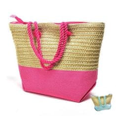 Mhome Torba za na plažo 35x16x45cm platnena / več barv / papir, poliester