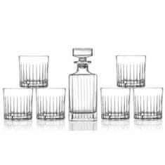 Set za whiskey Timeless Eco Luxion / 7-delni / kristalno steklo