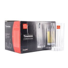 Set kozarec zavodo, sok Timeless Eco Luxion 440ml / 6 kos / kristalno steklo