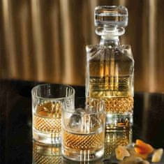 Set za whiskey Brillante Eco Luxion / 7-delni / kristalno steklo