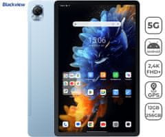 Blackview Mega 1 tablični računalnik, 29,21cm (11,5), 5G, 12/256GB, Full HD+, pisalo, ovitek, moder
