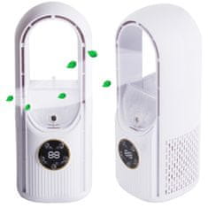 Verkgroup 2v1 LED RGB pokončni ventilator in LCD vlažilec zraka USB