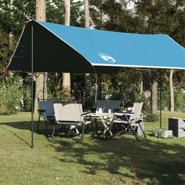 Vidaxl vidaXL Kamperska ponjava, modra, 430 x 380 x 210 cm, vodoodporna