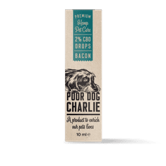 CBD Poor Dog Charlie kapljice z aromo slanine 