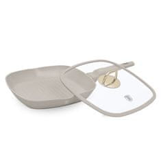 Berlingerhaus Ponev za peko na žaru s titanovo površino in pokrovom 28 cm Sahara Collection BH-8067