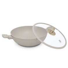 Berlingerhaus Ponev WOK s titanovo površino in pokrovom 30 cm Sahara Collection BH-8065