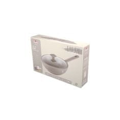 Berlingerhaus Ponev WOK s titanovo površino in pokrovom 28 cm Taupe Collection BH-8094