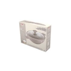 Berlingerhaus Ponev WOK s titanovo površino in pokrovom 30 cm Taupe Collection BH-8095
