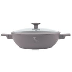 Berlingerhaus Ponev WOK s titanovo površino in pokrovom 30 cm Taupe Collection BH-8095