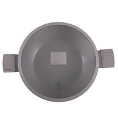 Berlingerhaus Ponev WOK s titanovo površino in pokrovom 30 cm Taupe Collection BH-8095