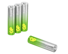 GP Baterija alkalna SUPER G-TECH R3 AAA 1.5V, 4kom
