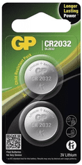 vipow Baterija GP CR2032 LITHIUM 3V, 2kom