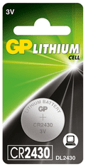 GP Baterija CR2430 LITHIUM 3V, 1kom