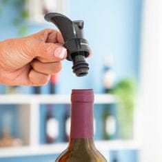 InnovaGoods 2-v-1 Zamašek za točenje in prezračevanje vina Wintopp