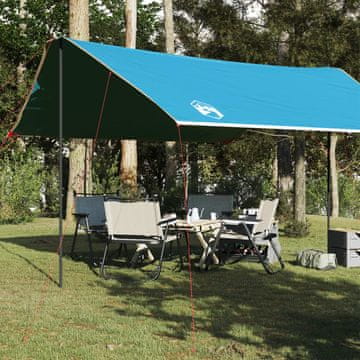 Vidaxl vidaXL Kamperska ponjava, modra, 460 x 305 x 210 cm, vodoodporna