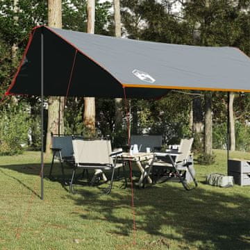 Vidaxl vidaXL Kamperska ponjava, oranžna, 460 x 305 x 210 cm, vodoodporna