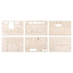 Rayher.	 Lesena sestavljanka Avtodom, 30x13x17cm, 77-delno