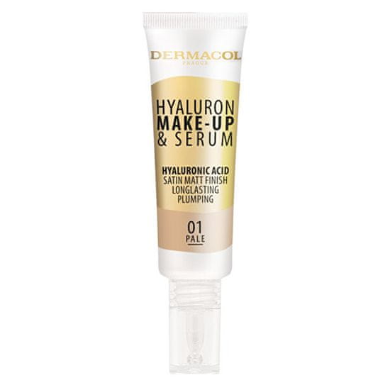 Dermacol Ličila in serum 2 v 1 (Hyaluron Make-up and Serum) 25 g
