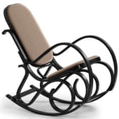Halmar Rustikalni gugalni stol Max BIS Plus - wenge