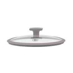 Berlingerhaus Globoka ponev s titanovo površino in pokrovom 24 cm Taupe Collection BH-8092