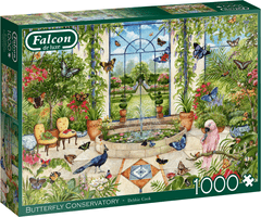 Jumbo FALCON Puzzle Metuljski rastlinjak 1000 kosov