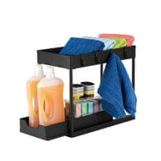 Berlingerhaus Kuhinjski organizator dveh nivojev črne barve BH-8547