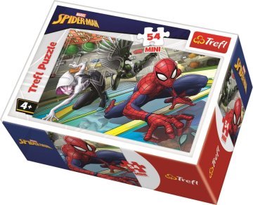Trefl Puzzle Spiderman: Pripravljen na boj 54 kosov