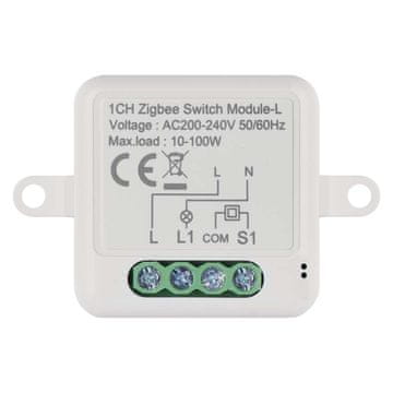 Emos GoSmart stikalni modul IP-2103SZ, ZigBee, 1-kanalni (ne potrebuje žice N)