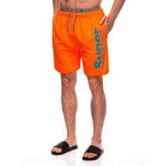 Edoti Moške plavalne hlače W511 oranžne MDN125669 3XL
