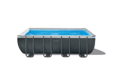 Intex 26356NP bazen Ultra Frame 549 × 274 × 132 cm, peščena črpalka, lestev