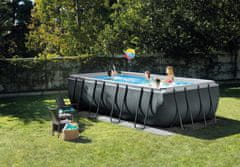 Intex 26356 bazen Ultra Frame 549 × 274 × 132 cm, peščena črpalka, lestev
