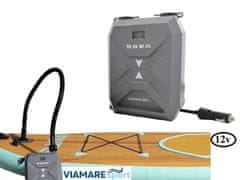 VIAMAREsport Univerzalna električna zračna tlačilka za SUP čoln kajak 12 V, 20 PSI, 350 L/min