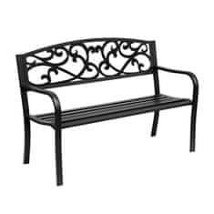 Aga Kovinska vrtna klop MR2044 127x60x89 cm