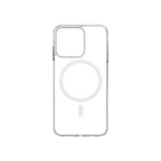 3MK Silikonski etui MagCase za Apple iPhone 15 Plus - prozoren