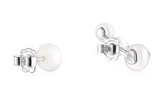 Tous Elegantni asimetrični uhani z biseri Icon Pearl 1003333100