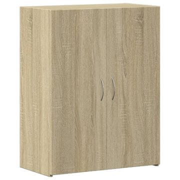 Vidaxl Arhivska omara sonoma hrast 60x32x77,5 cm inženirski les
