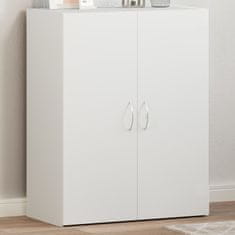 shumee Arhivska omara bela 60x32x77.5 cm inženirski les