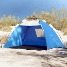 Vidaxl vidaXL Šotor za na plažo za 2 osebi, moder, vodoodporen